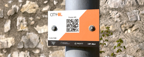 City-OL Schild in Brugg