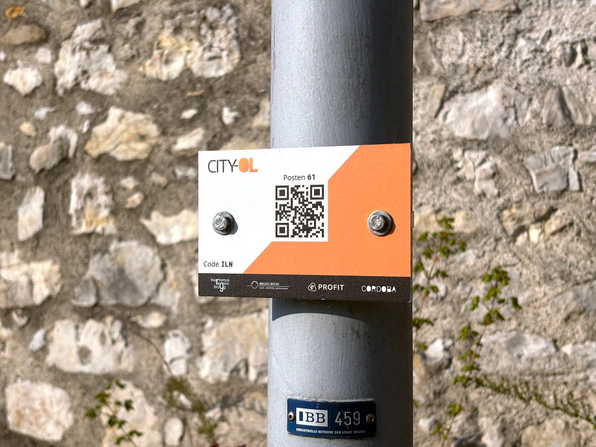 City-OL Schild in Brugg